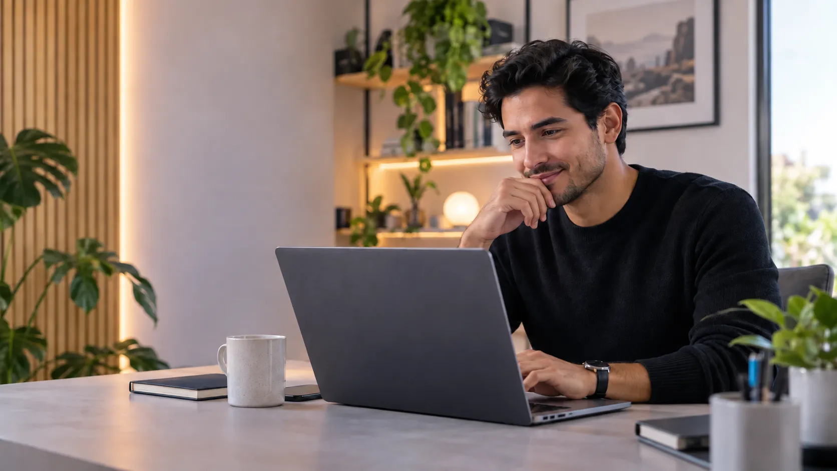 Persona aprendiendo inteligencia artificial desde cero